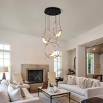 Đèn Thả Bàn Ăn 3 Con Chim Nghệ Thuật UTL6515-3 Ø350