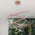 Đèn Thả 5 Vòng LED Phong Cách Hiện Đại Trang Trí Sảnh KH-THD6289