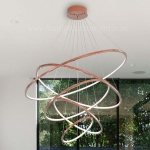 Đèn Thả 5 Vòng LED Trang Trí Sảnh Thông Tầng KH-THD6289 Ø1200