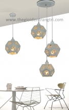 Đèn thả bàn ăn 3 bóng, Đèn bàn ăn đơn giản, đèn thả bàn ăn hiện đại
