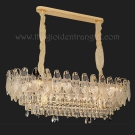 đèn thả trang trí bàn ăn TPL8883N950, đèn thả trần trang trí bàn ăn TPL8883N950, đèn thả pha lê bàn ăn