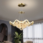 Đèn Thả Cầu Thủy Tinh Trang Trí Phòng Khách EU-T48 Ø800