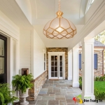 Đèn Thả Đồng Trang Trí Bàn Ăn UTD6201 Ø300