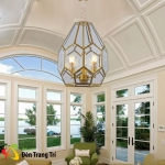 Đèn Thả Đồng Trang Trí Hành Lang UTD6137 Φ320