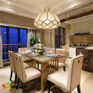 Đèn thả đồng trang trí bàn ăn TD6201, đèn thả đồng trang trí phòng ăn TD6201, đèn trang trí quán ăn TD6201