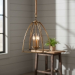 Đèn Thả Đồng Trang Trí Quán Café KH-TD03 Ø420