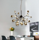 Đèn Thả Heracleum HERA27 Đen Ø620