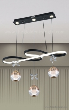 đèn thả bàn ăn tạo hình nốt nhạc TL6386, đèn trang trí nhà hàng TL6386