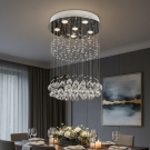 đèn thả pha lê bàn ăn UFT5002B, đèn thả pha lê phòng khách hiện đại