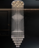 Đèn Thả Pha Lê LED Thông Tầng Cầu Thang UFT6882