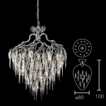 Đèn Thả Pha Lê Phòng Khách Hiện Đại KH-TPL908T800