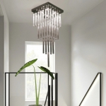 Đèn Thả Pha Lê Thông Tầng Cầu Thang MH2156