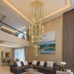 Đèn Thả Pha Lê Cầu Thang Thông Tầng Hiện Đại UTL1611-37