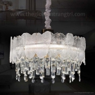 Đèn trang trí phòng khách thả trần hiện đại TH8520, Đèn thả pha lê phòng khách TH8520