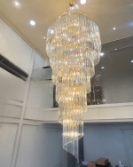 Đèn Thả Pha Lê Thông Tầng Hiện Đại KH-TPL9662 Φ1000xH3000