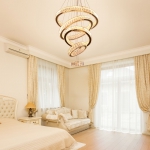 Đèn Thả Pha Lê 5 Vòng LED Hiện Đại EU-TBA81 Ø600