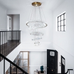 Đèn Thả Pha Lê 5 Vòng LED Hiện Đại EU-TBA81 Ø600