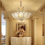 Đèn Thả Đồng Trang Trí Vòm Ban Công NB055 Ø450