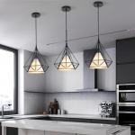 Đèn Thả Kim CươngTrang Trí Bàn Ăn EU-TE138 Ø220