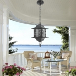 Đèn Thả Trang Trí Ngoại Thất Cổ Điển NVT192B Φ160