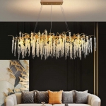 Đèn Thả Pha Lê Hoa Tử Đằng Trang Trí Bàn Ăn Hiện Đại KH-TPL912N