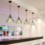 Đèn Thả Kim Cương Trang Trí Bàn Ăn, Quán Cafe KH-TCF22 Ø250