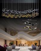 đèn trang trí sảnh khách sạn, đèn trang trí nhà hàng, các mẫu đèn chùm sảnh khách sạn