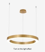 Đèn Thả Vòng LED Trang Trí Đơn Giản KH-THD7039