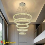 Đèn Thả Pha Lê 5 Vòng LED Hiện Đại EU-TBA82 Ø820