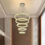 Đèn Thả Pha Lê 5 Vòng LED Hiện Đại EU-TBA82 Ø820