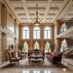 Đèn Chùm Thông Tầng Tân Cổ Điển UCC66567-24 Ø1400