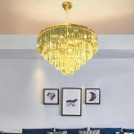 Đèn Chùm Pha Lê Phòng Khách Tân Cổ Điển KH-TPL08T750