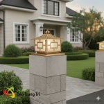 Đèn Trang Trí Trụ Cổng Bằng Đồng UTD2102 250x250