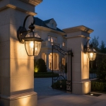 Đèn Vách Đồng Ngoài Trời UVD6214 Φ200