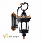 đèn trang trí cột cổng cổ điển TD182, đèn trang trí cột sảnh TD182