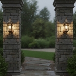 Đèn Trang Trí Vách Hành Lang Ngoài Trời NA-VNT6609 Φ200