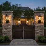 Đèn Trang Trí Mặt Tiền Nhà VRG0190 Φ160