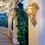 Đèn Trang Trí Ngoài Trời Chim Công SN7318A