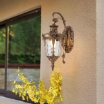 Đèn Vách Trang Trí Ngoài Trời Cổ Điển TD51 Φ160