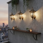 Đèn Trang Trí Vách Hành Lang Ngoài Trời NA-VNT6609 Φ200