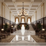 Đèn Chùm Thông Tầng Tân Cổ Điển UCC66567-24 Ø1400