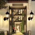 Đèn Trang Trí Cột Cổng VC9601A Φ160