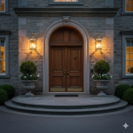 Đèn Vách Đồng Ngoài Trời UVD6007S Φ160