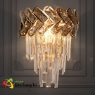 đèn ốp tường pha lê hiện đại sang trọng vpl88450 - đèn tường pha lê phòng ngủ