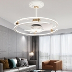 Quạt Trần Có Đèn LED Trang Trí Đơn Giản NA-QT8830 Ø600