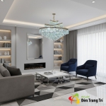 Đèn Chùm Pha Lê Phòng Khách Hiện Đại KH-TPL691T650