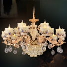 Đèn chùm pha lê nến trang trí phòng khách CN1778-15