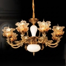 Đèn chùm trang trí phòng khách đẹp, đèn trang trí phòng khách sang trọng