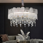 Đèn Thả Pha Lê Trang Trí Phòng Khách TH8520 Ø600