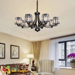 Đèn Chùm Trang Trí Phòng Khách Vintage THCN295 Ø800